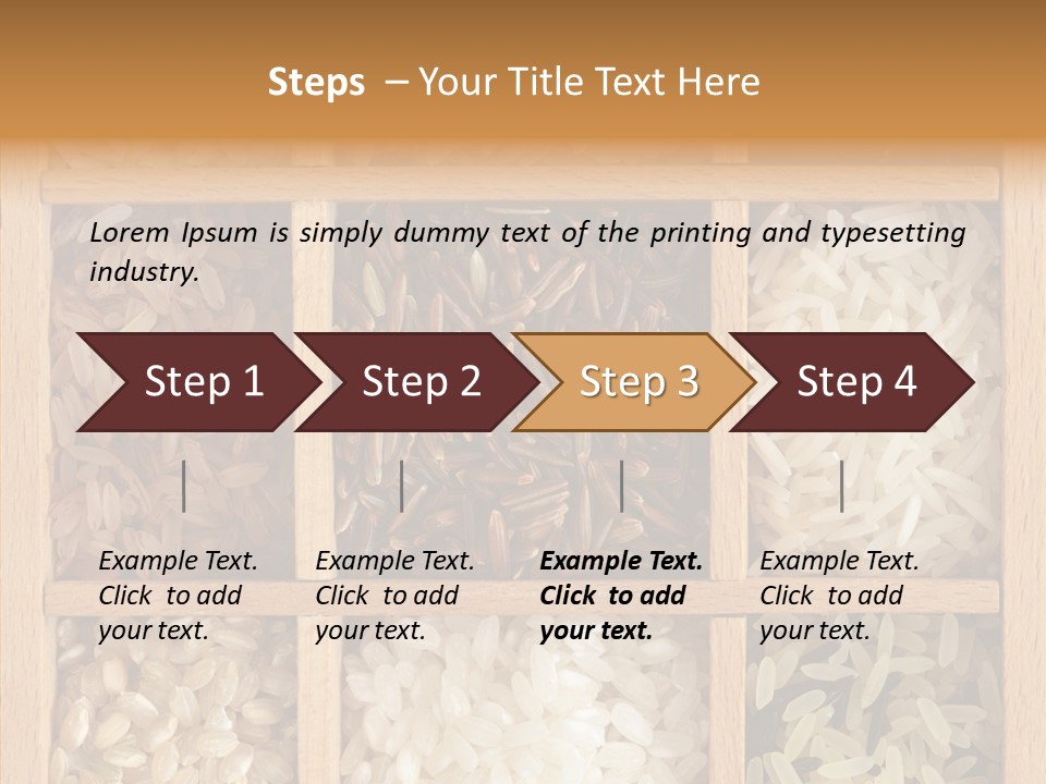 Food Close Up Dark PowerPoint Template