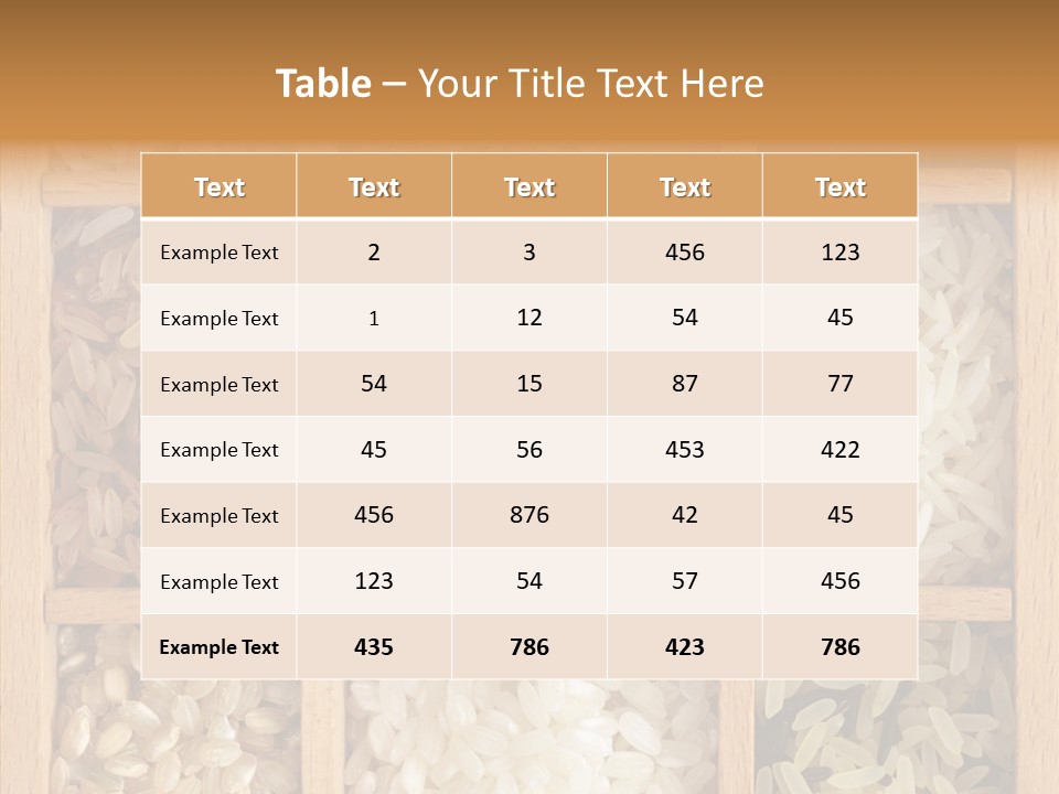 Food Close Up Dark PowerPoint Template