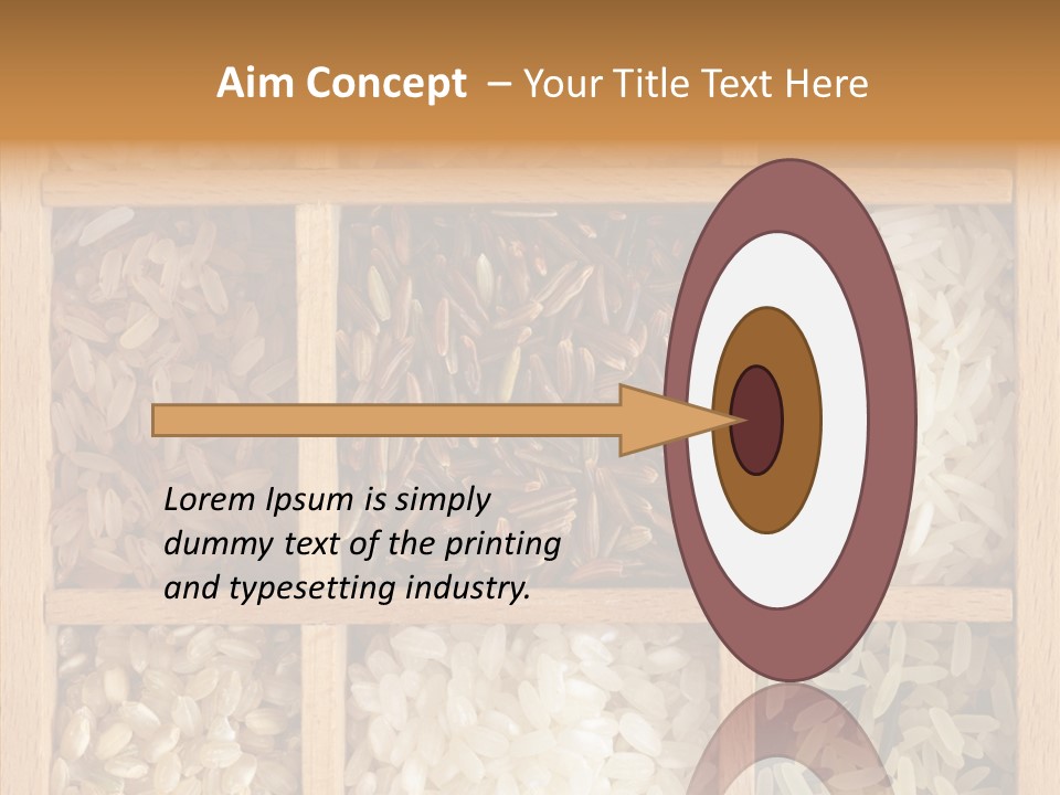 Food Close Up Dark PowerPoint Template