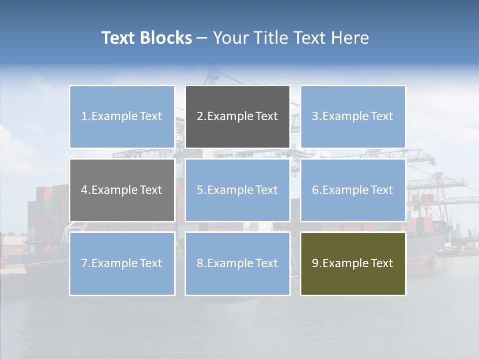 Holland Embarquement Cargo PowerPoint Template