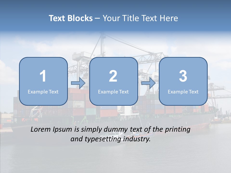 Holland Embarquement Cargo PowerPoint Template