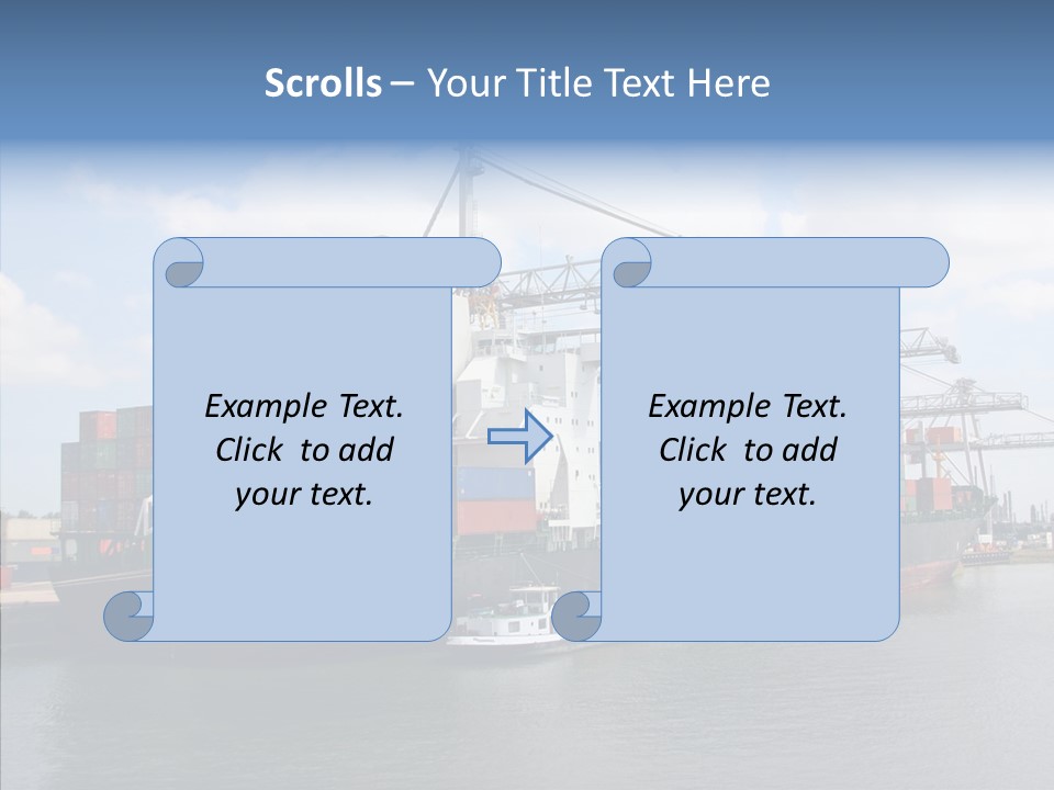 Holland Embarquement Cargo PowerPoint Template