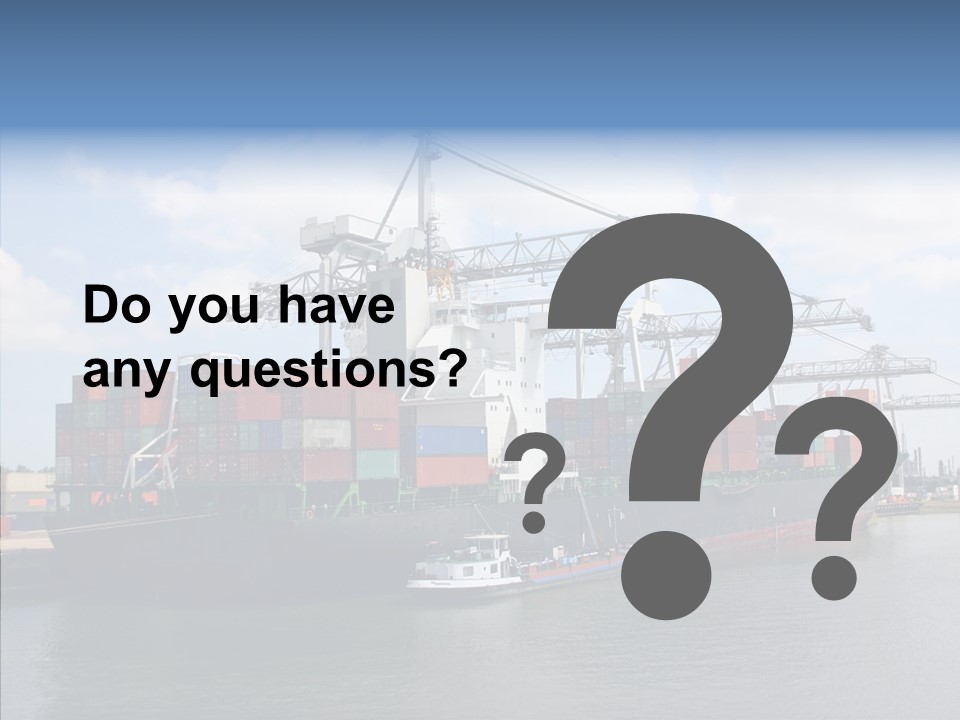 Holland Embarquement Cargo PowerPoint Template