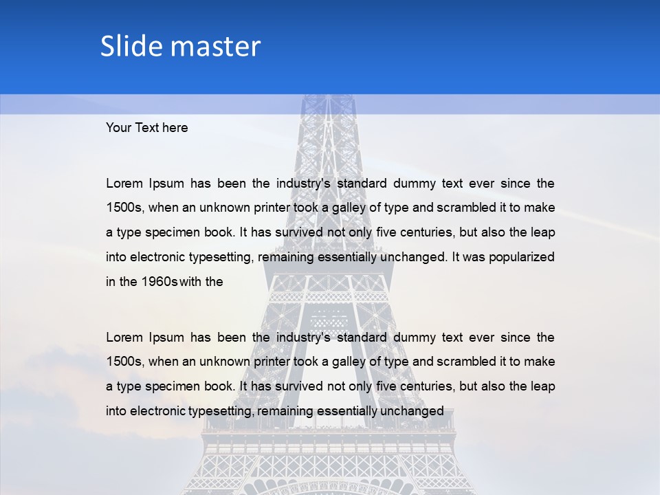 Arch Sightseeing Tourism PowerPoint Template