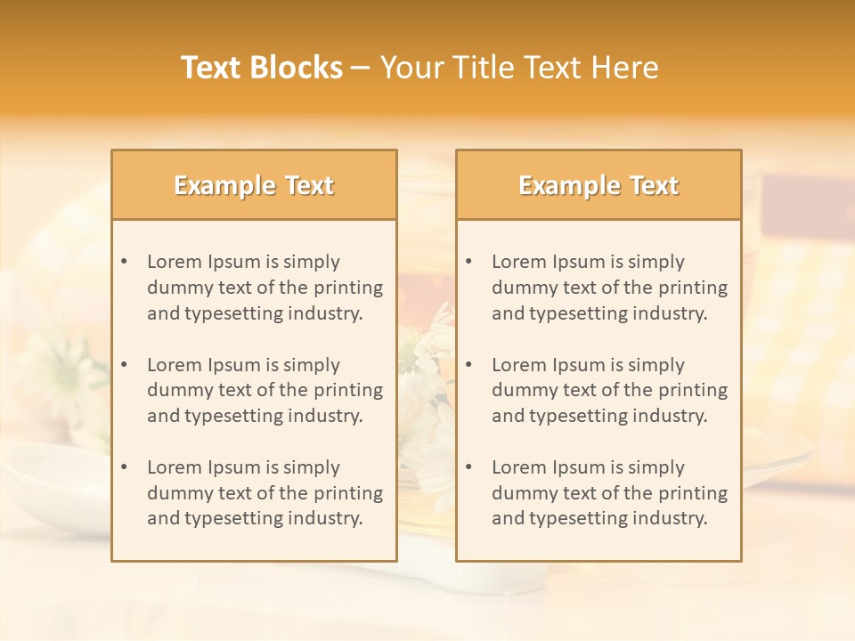 Warm Nature Plant PowerPoint Template