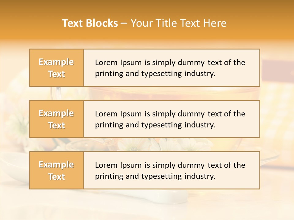 Warm Nature Plant PowerPoint Template