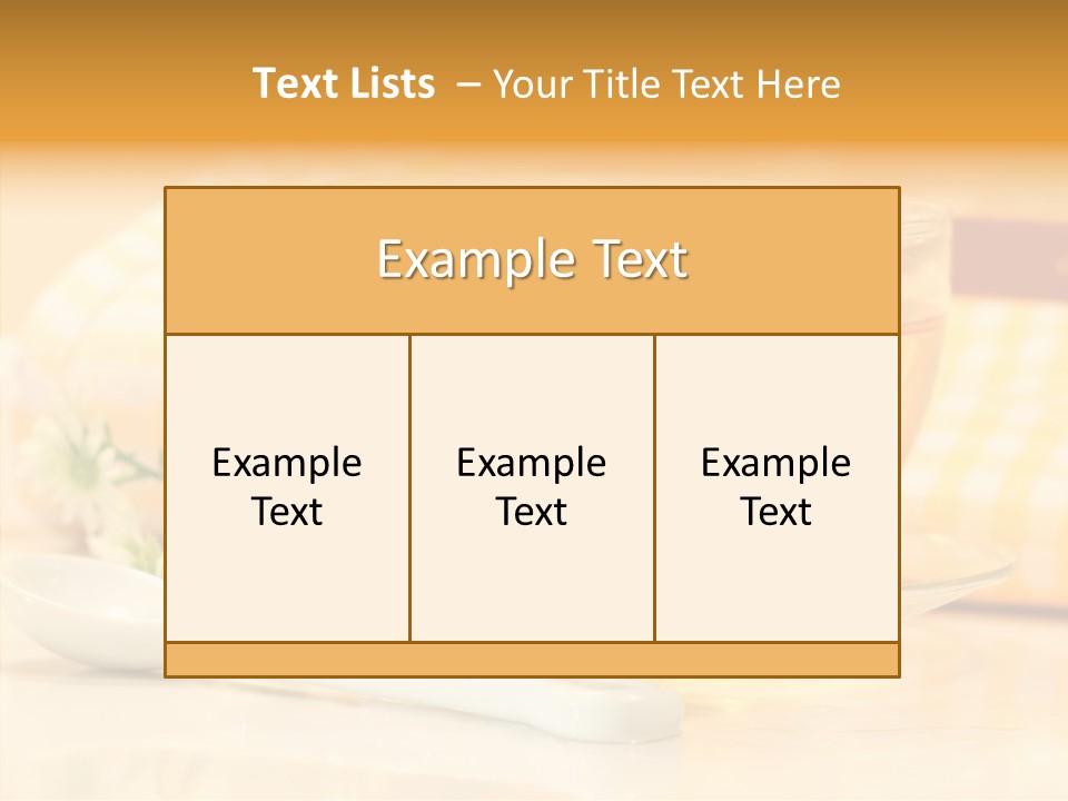 Warm Nature Plant PowerPoint Template