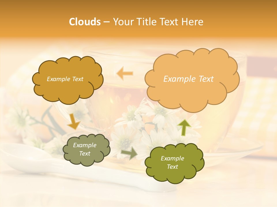 Warm Nature Plant PowerPoint Template
