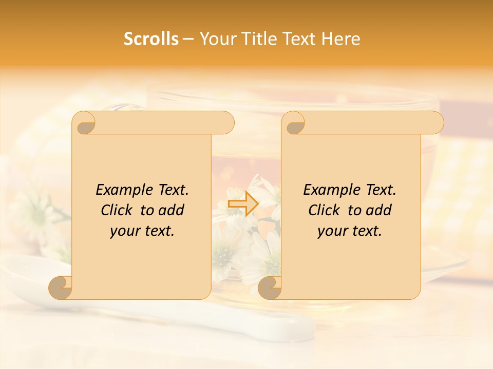 Warm Nature Plant PowerPoint Template