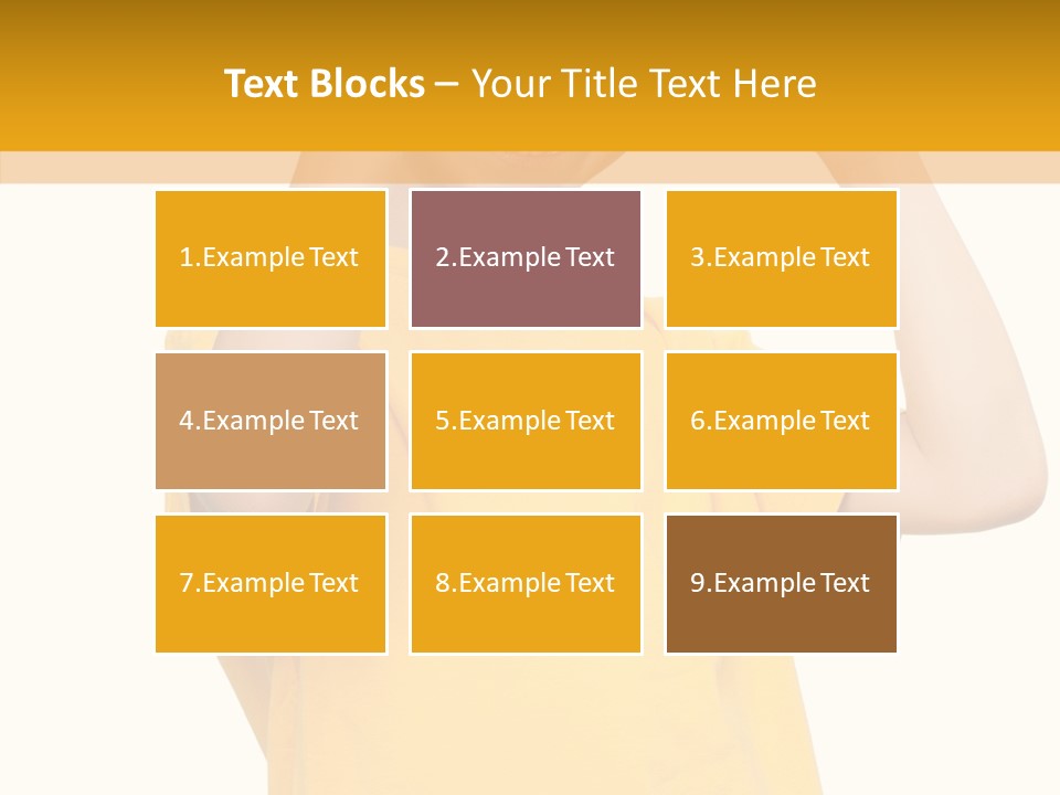 Yellow Handsome Caucasian PowerPoint Template