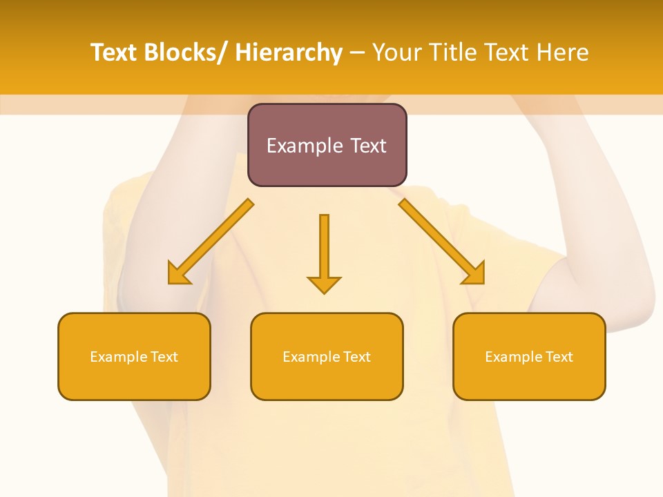 Yellow Handsome Caucasian PowerPoint Template