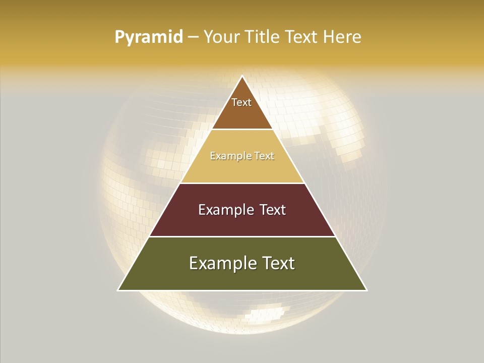 Discotheque Ball Glittery PowerPoint Template