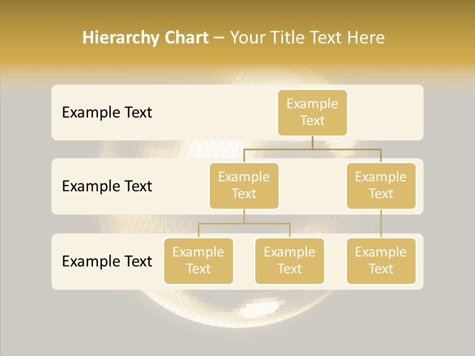 Discotheque Ball Glittery PowerPoint Template