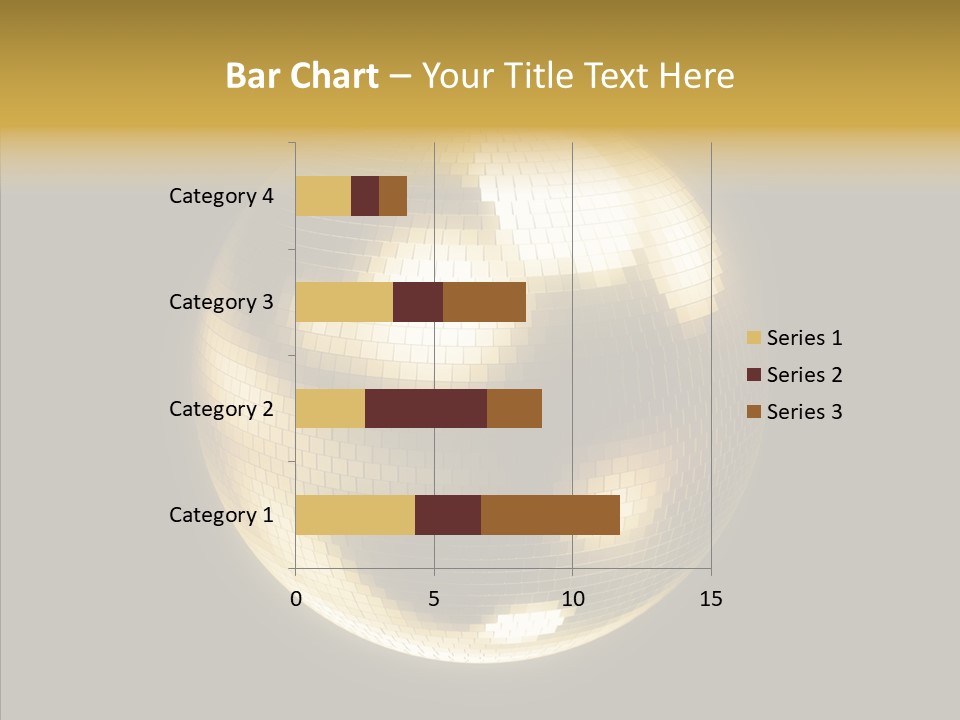 Discotheque Ball Glittery PowerPoint Template