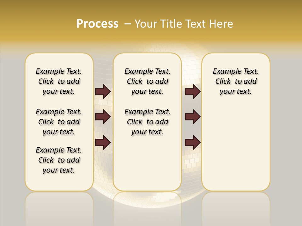 Discotheque Ball Glittery PowerPoint Template