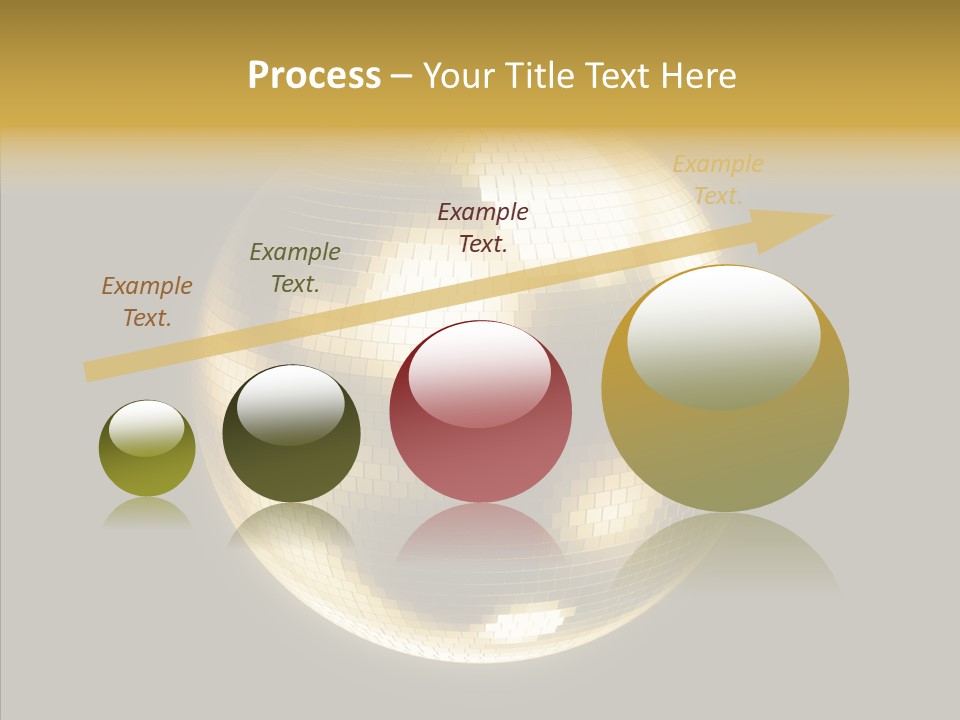 Discotheque Ball Glittery PowerPoint Template