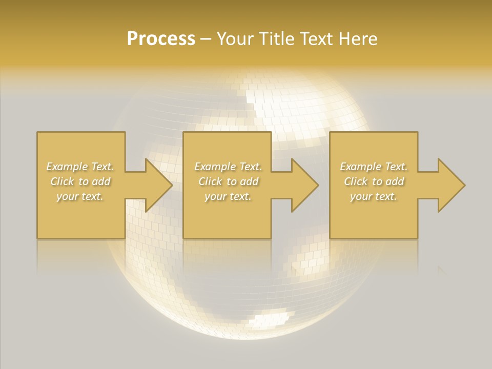 Discotheque Ball Glittery PowerPoint Template