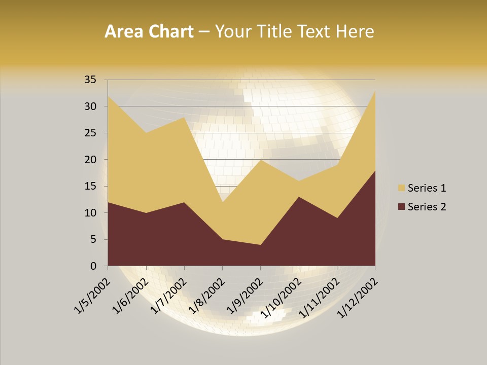 Discotheque Ball Glittery PowerPoint Template