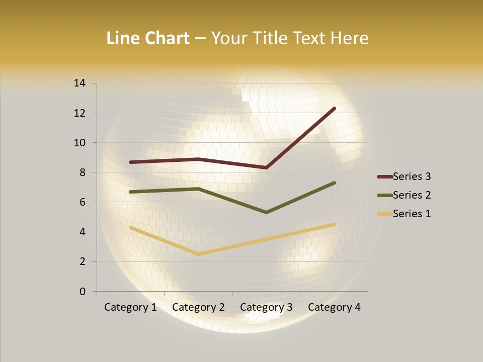 Discotheque Ball Glittery PowerPoint Template