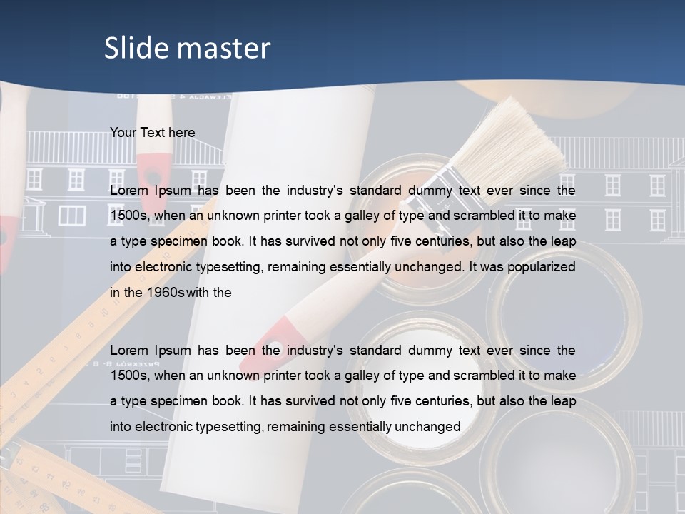 Work Repair Builder PowerPoint Template