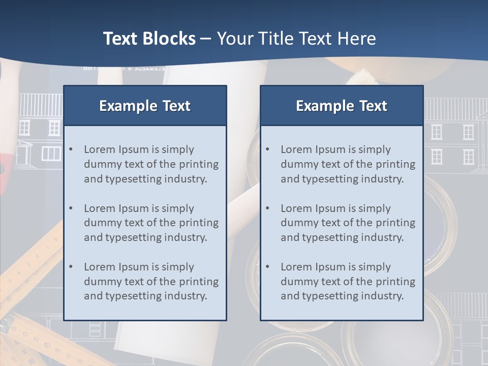 Work Repair Builder PowerPoint Template