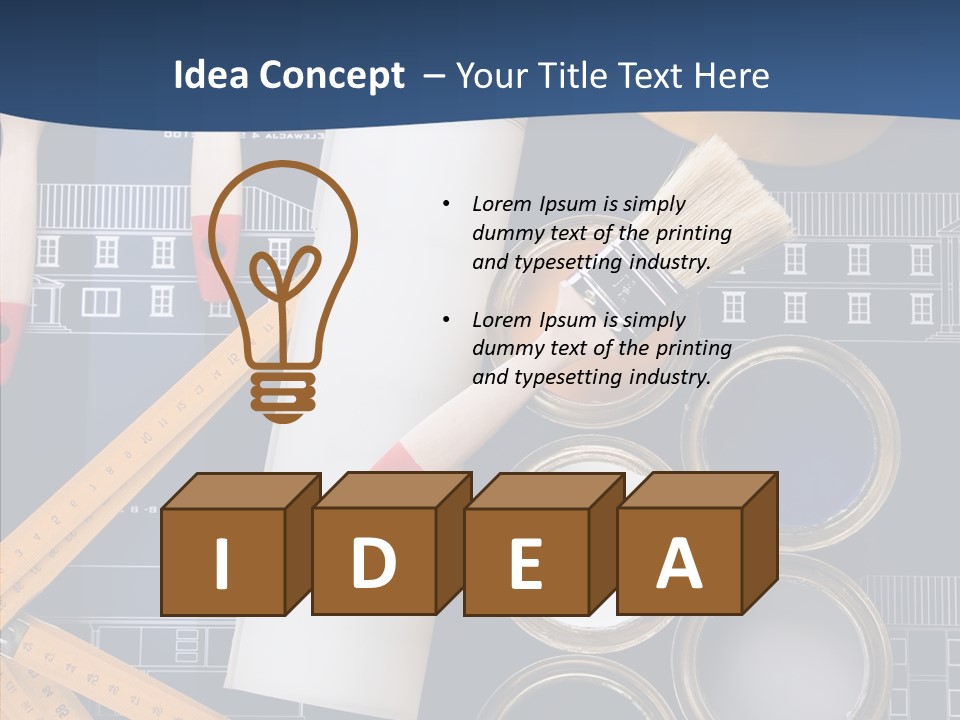 Work Repair Builder PowerPoint Template