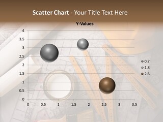 Decorating Blueprint Measurements PowerPoint Template