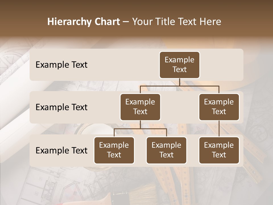Decorating Blueprint Measurements PowerPoint Template