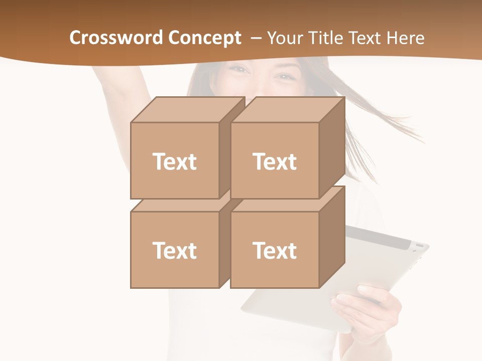 Pretty Joy Person PowerPoint Template