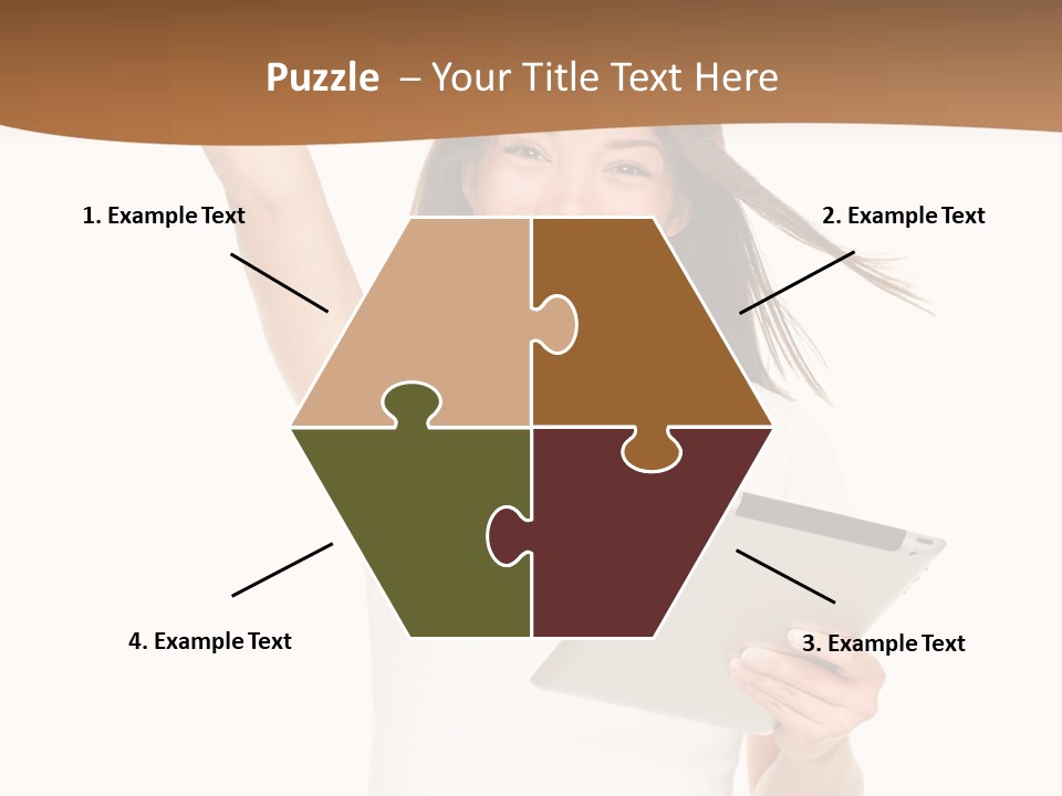 Pretty Joy Person PowerPoint Template