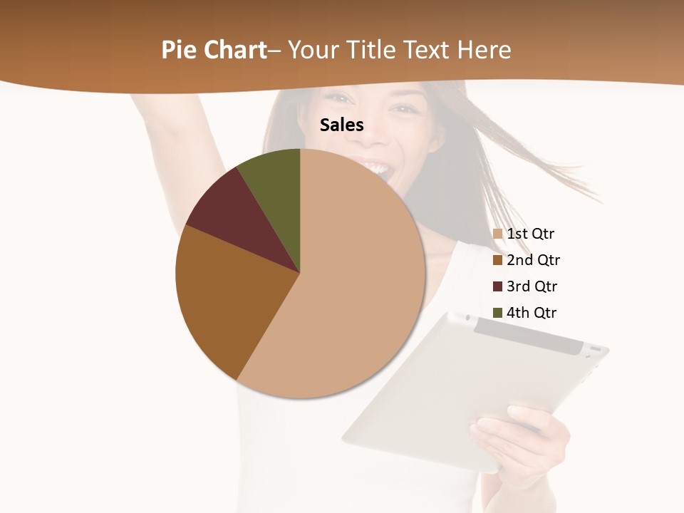 Pretty Joy Person PowerPoint Template