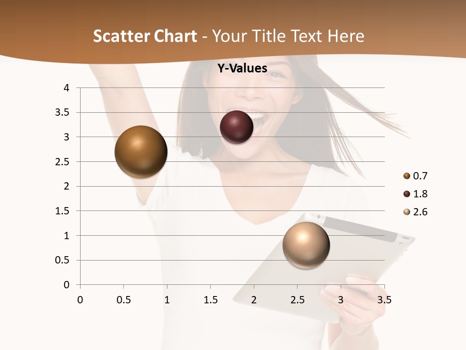 Pretty Joy Person PowerPoint Template