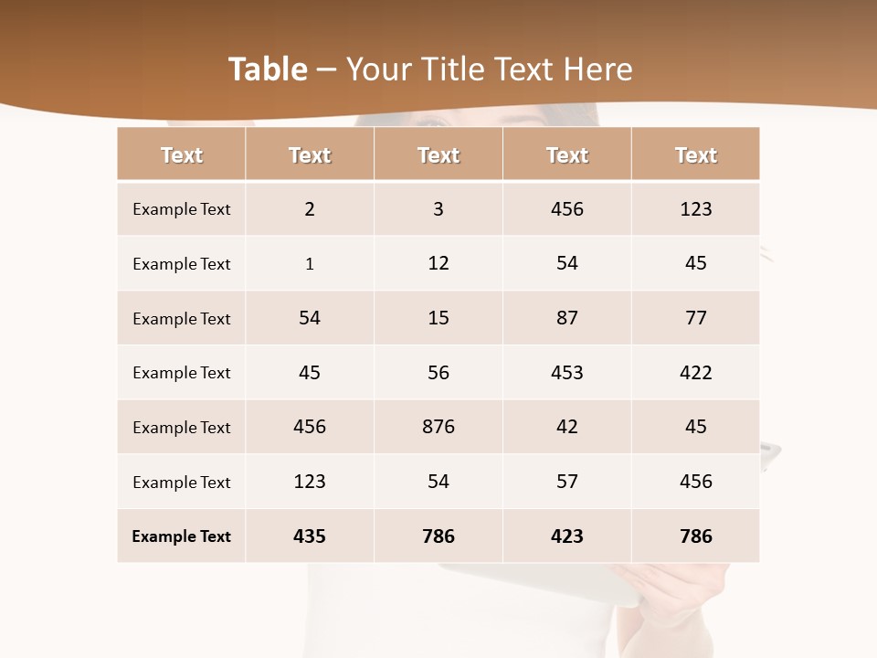 Pretty Joy Person PowerPoint Template