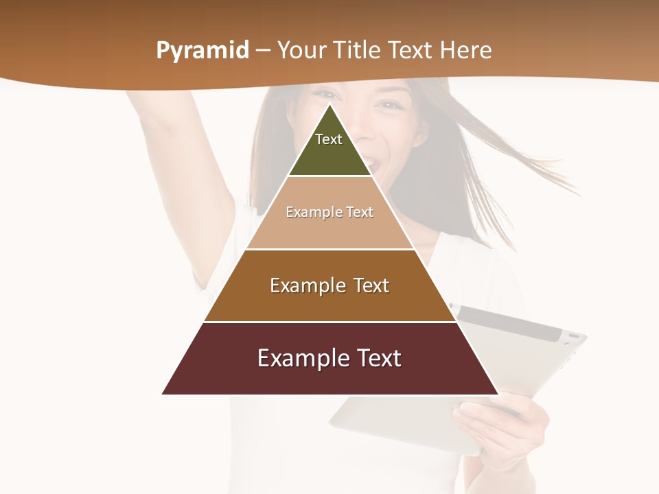 Pretty Joy Person PowerPoint Template