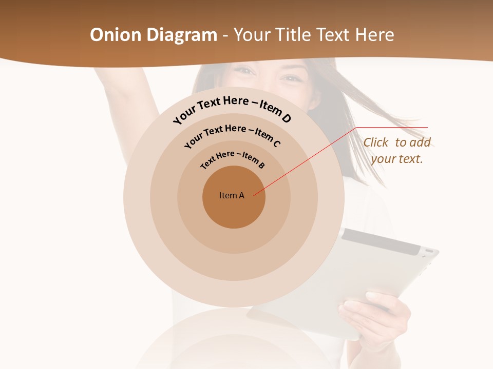 Pretty Joy Person PowerPoint Template