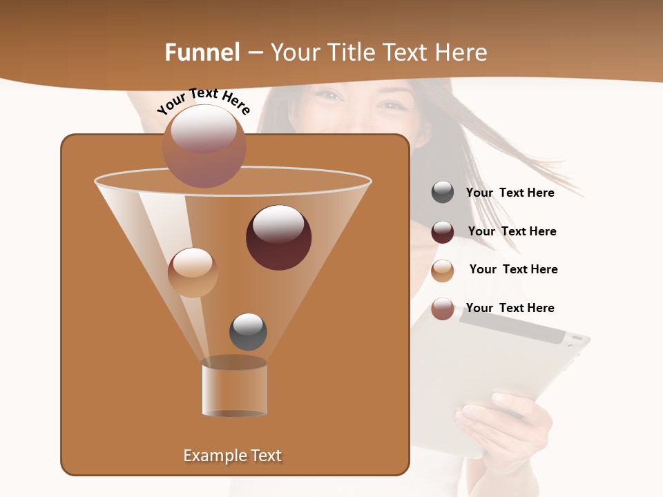 Pretty Joy Person PowerPoint Template