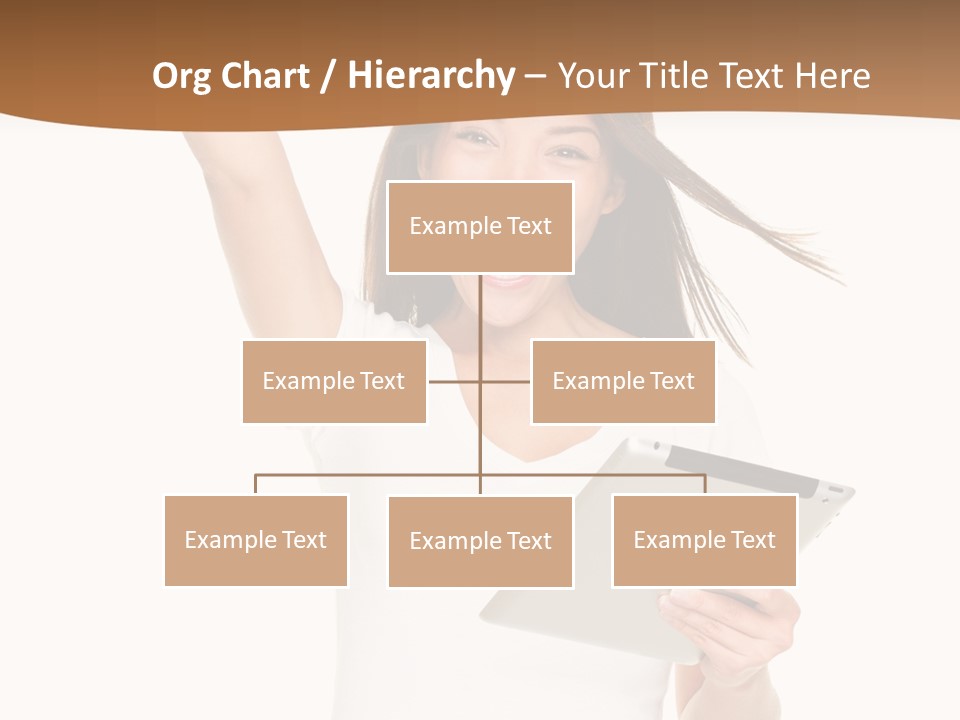 Pretty Joy Person PowerPoint Template