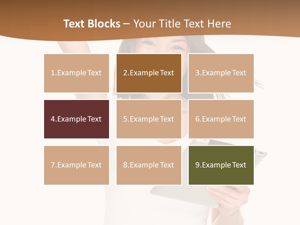 Pretty Joy Person PowerPoint Template