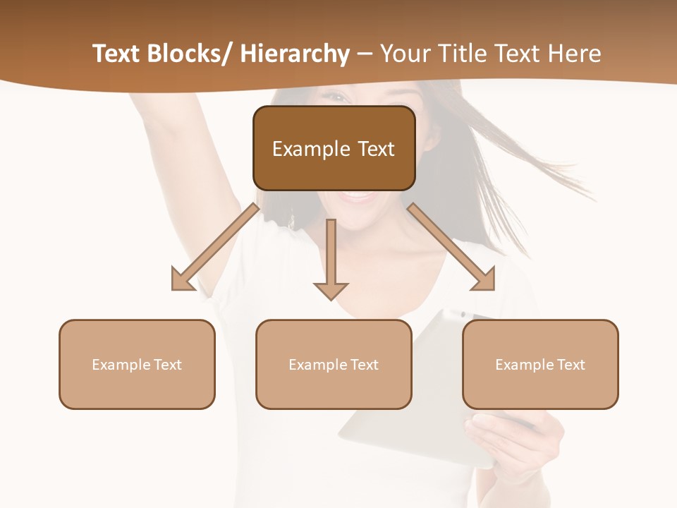 Pretty Joy Person PowerPoint Template