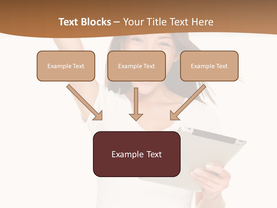 Pretty Joy Person PowerPoint Template