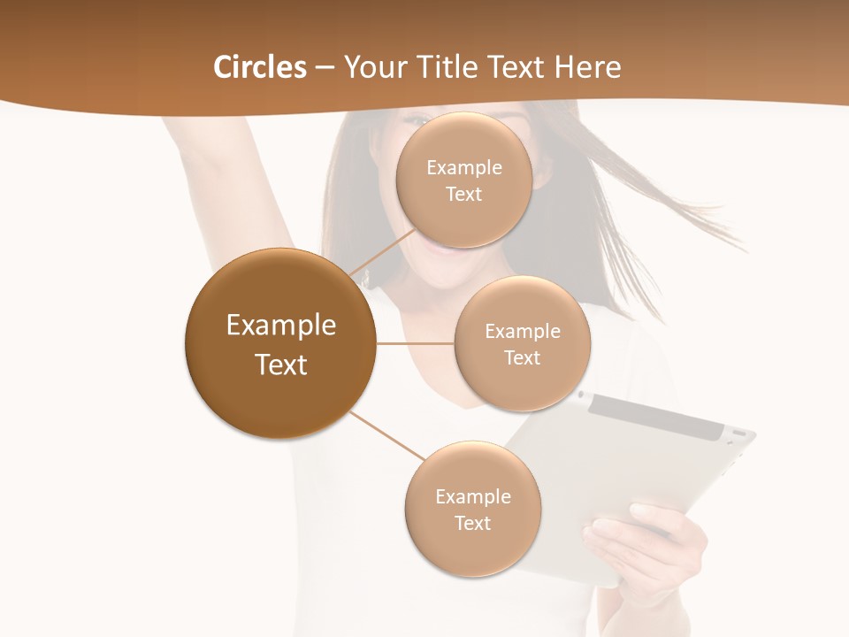 Pretty Joy Person PowerPoint Template