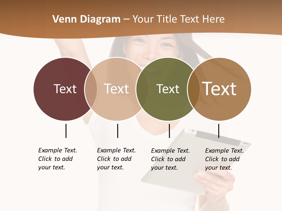 Pretty Joy Person PowerPoint Template