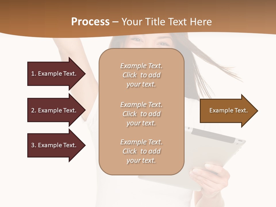 Pretty Joy Person PowerPoint Template