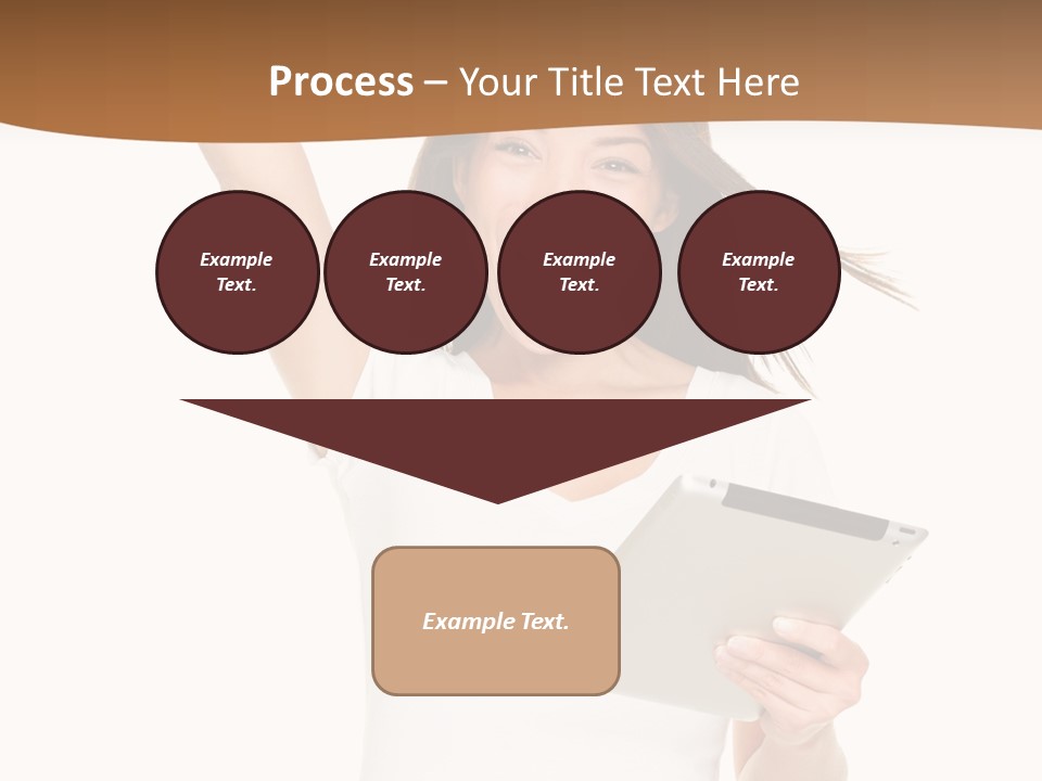 Pretty Joy Person PowerPoint Template