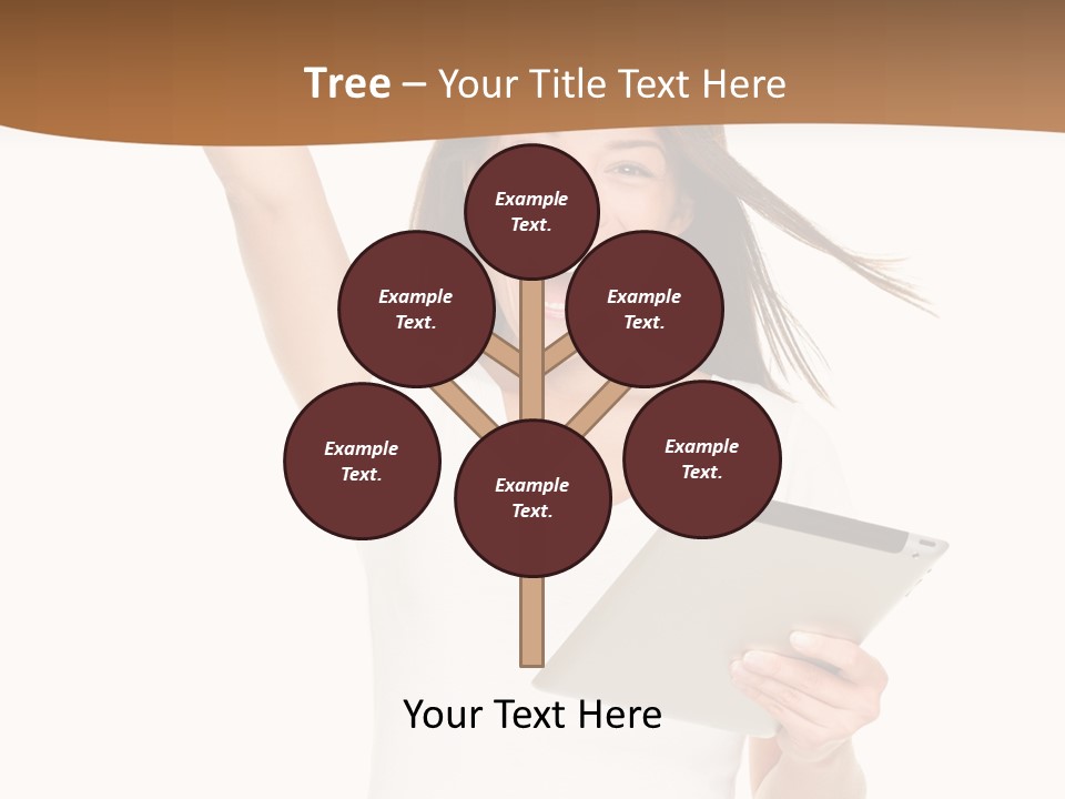 Pretty Joy Person PowerPoint Template