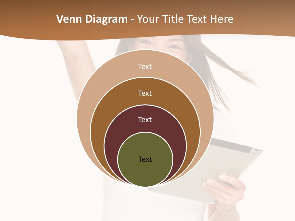 Pretty Joy Person PowerPoint Template