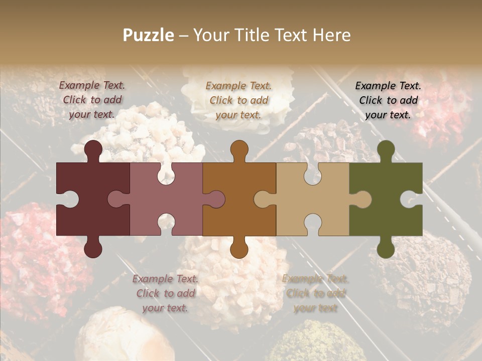Gourmet Close Up Box PowerPoint Template