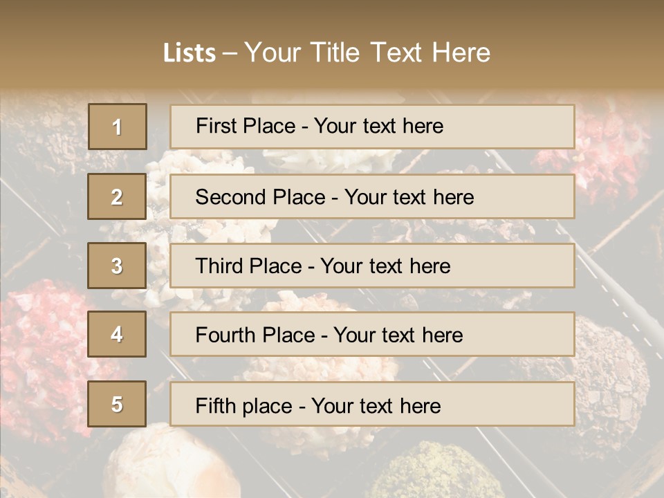 Gourmet Close Up Box PowerPoint Template