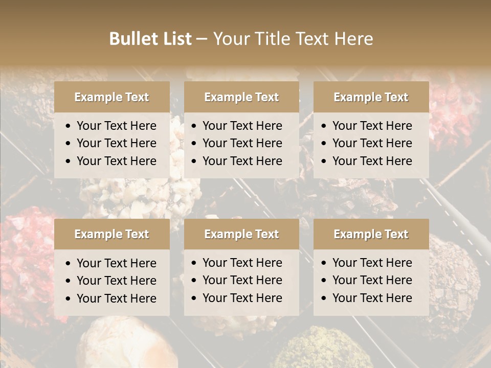 Gourmet Close Up Box PowerPoint Template