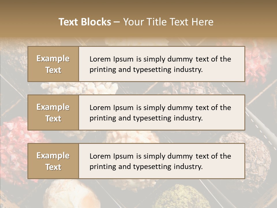 Gourmet Close Up Box PowerPoint Template